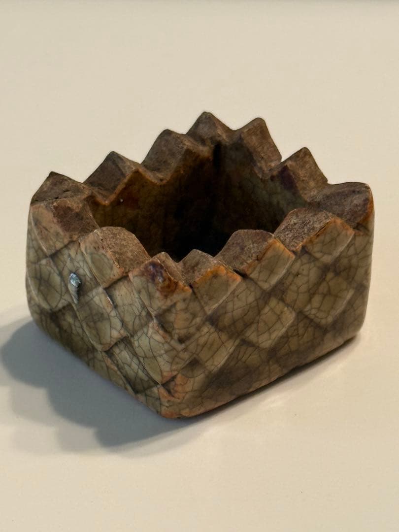 茶山★盆栽鉢★植木鉢★陶芸★園芸★盆栽★落款★裏印★骨董品★品野茶山★浅井要四郎