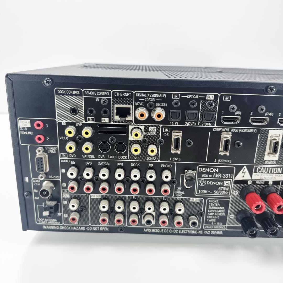 〚美品〛✦Denon AVサラウンドレシーバー 7.2ch AVR-3311-K