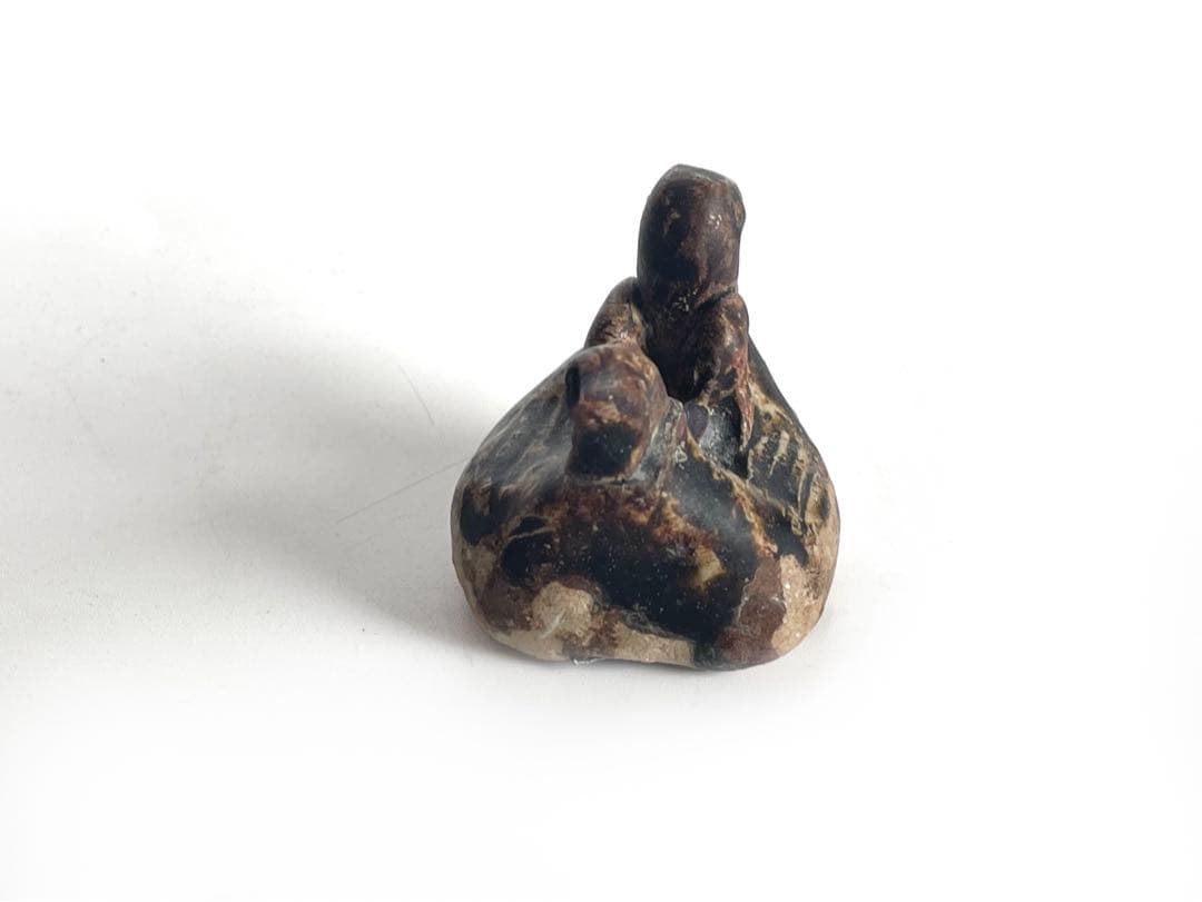 骨董　アンティーク　鳥形玩具　鳥　おもちゃ　土人形　民芸　民藝　人形　宋胡録