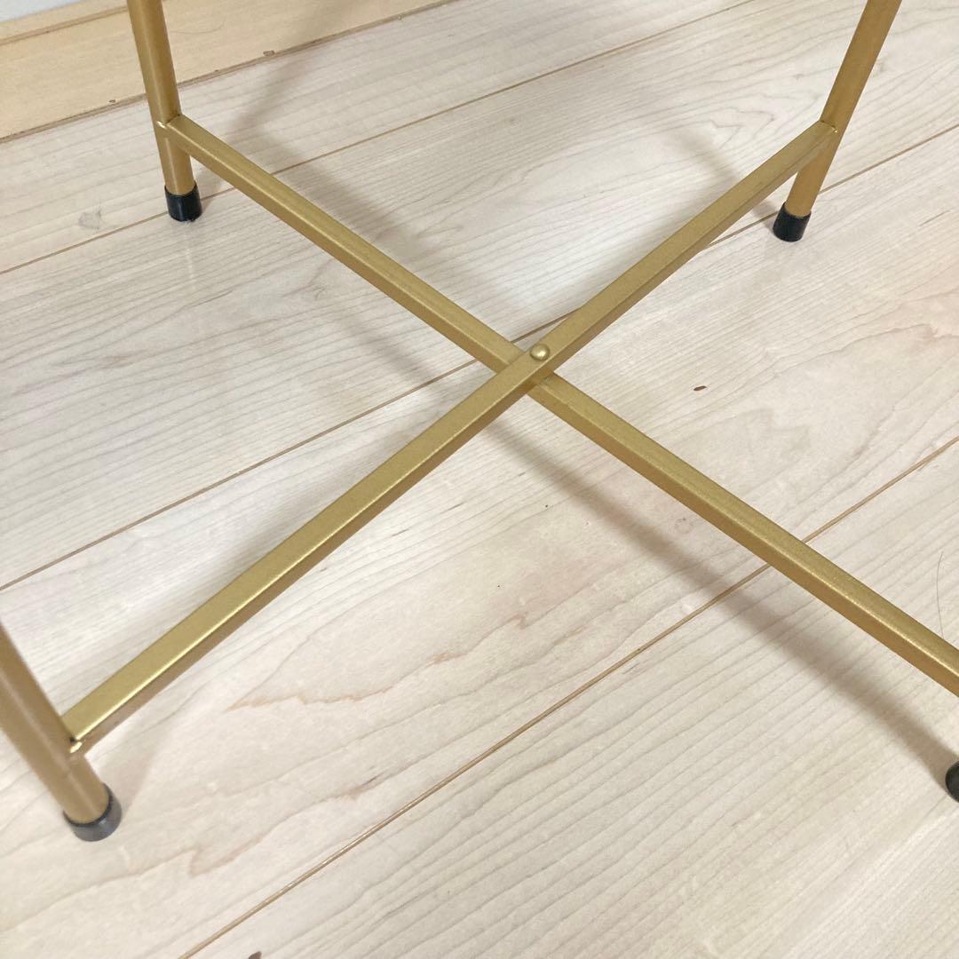 サイドテーブル　大理石　ART OF BLACK サロン