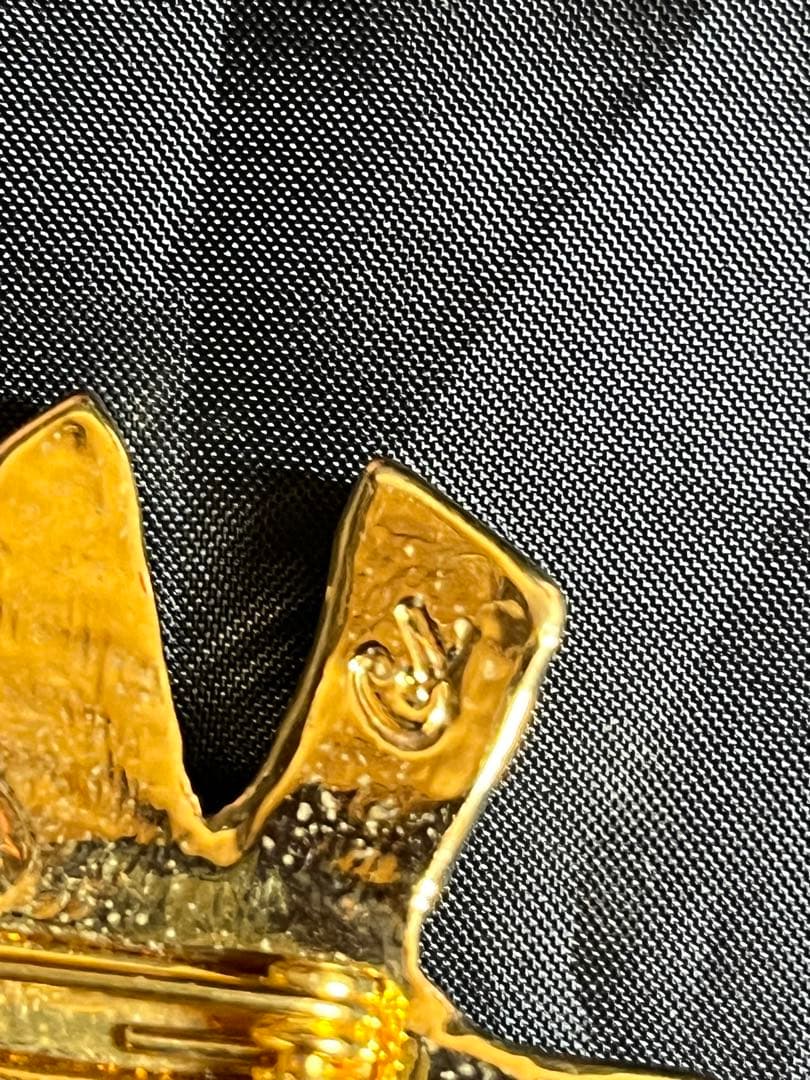 クリスチャンラクロワ ヴィンテージ 大ぶり ハート ブローチ