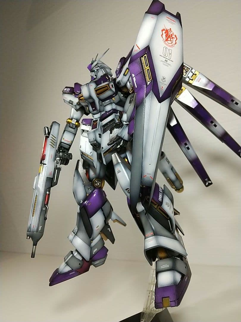 ガンプラ　ハイニューガンダム　mg　全塗装完成品