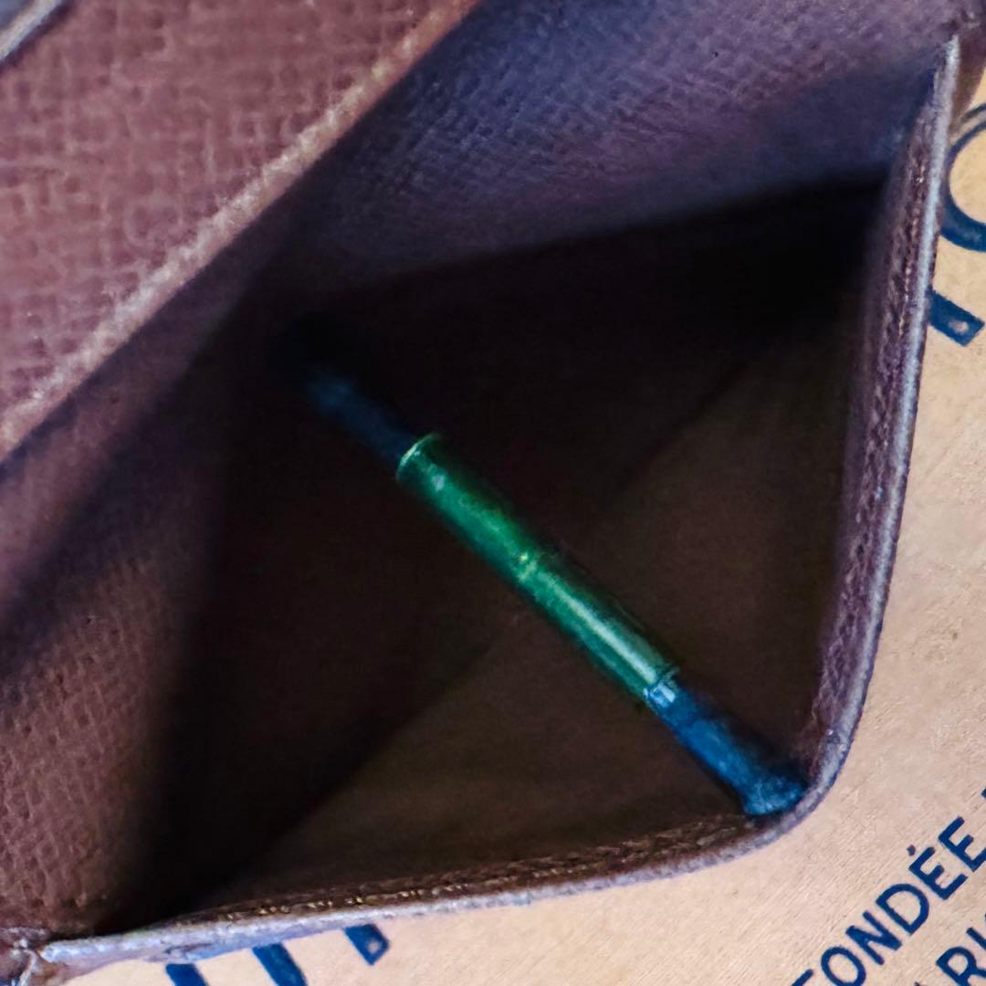 LOUIS VUITTON モノグラム ポルトビエ カルトブルー 折り財布 美品