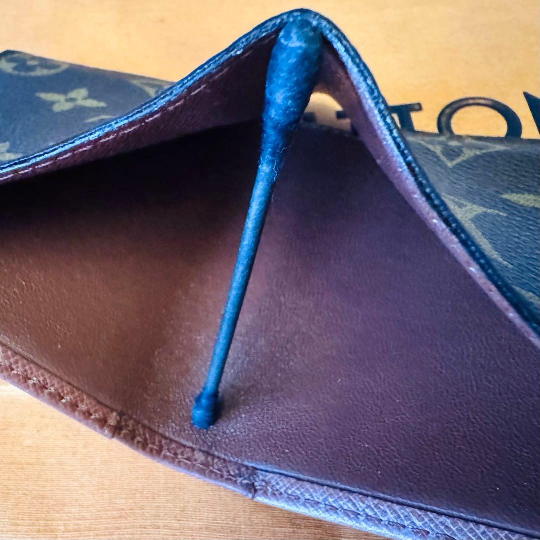 LOUIS VUITTON モノグラム ポルトビエ カルトブルー 折り財布 美品