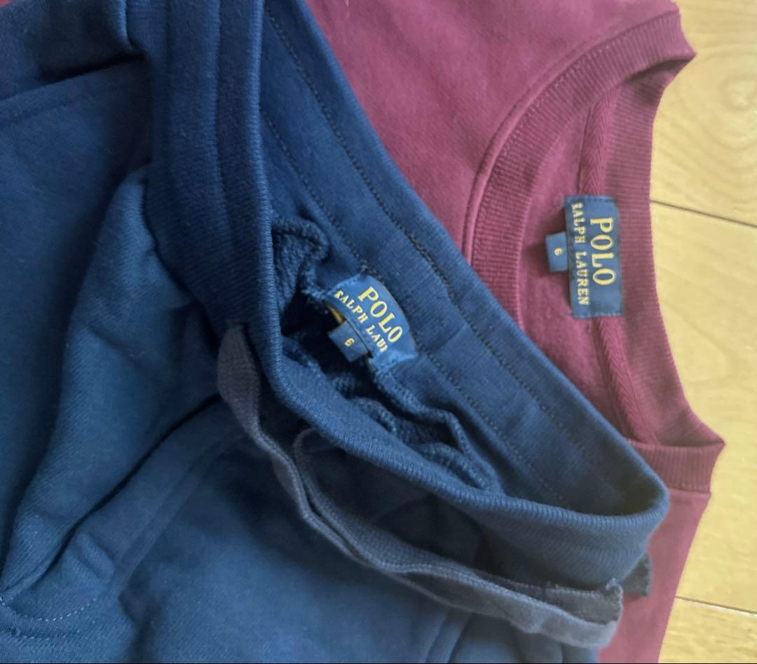 ポロラルフローレン　トレーナー　上下セット　サイズ　120cm 6Y