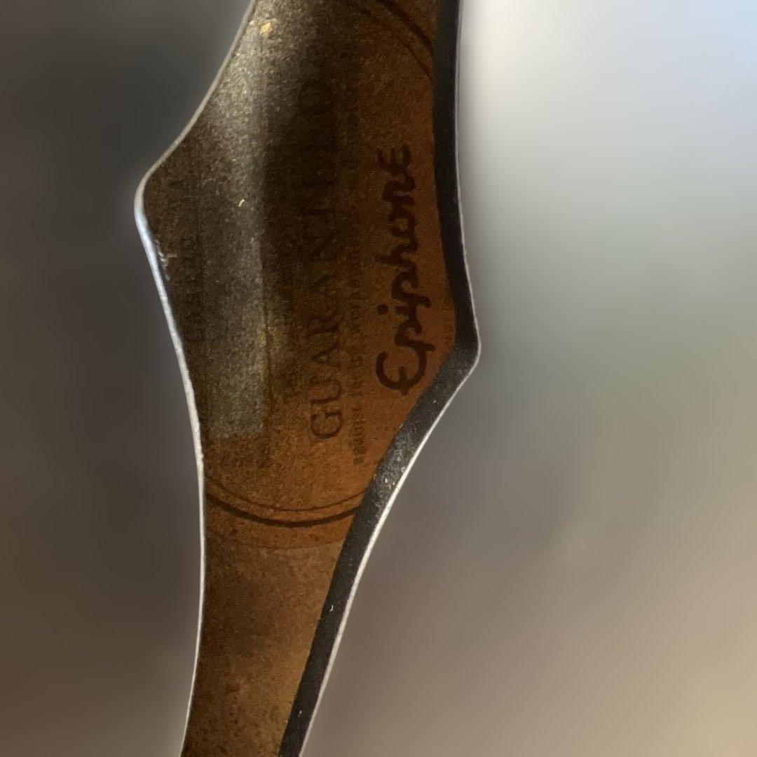 【激レア】エピフォン カジノ マッドブラック Epiphone Casino