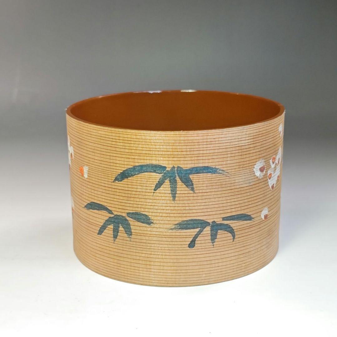 イ765 健水『表千家　永田宗伴　極箱』『箱崎製 曲建水』茶道具