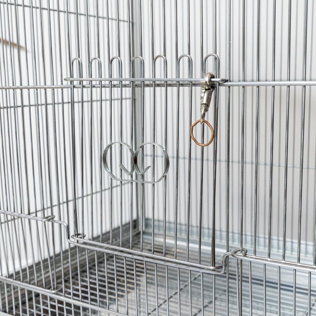 HOEI (ホーエイ）オールステンレス製　大型鳥かご　廃盤品