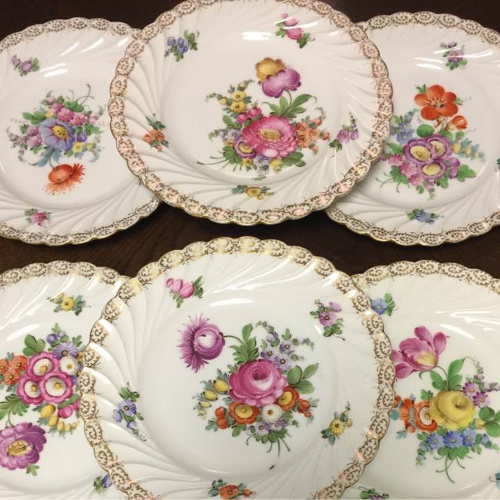 アンティーク ドレスデン プレート