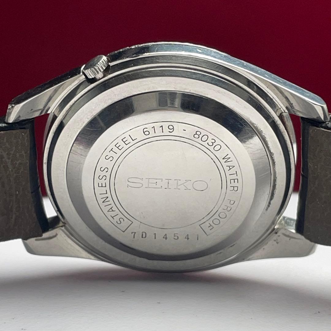 OH済 希少黒 未使用 SEIKO 5 風防新品換済 自動巻 フルーテッドベゼル