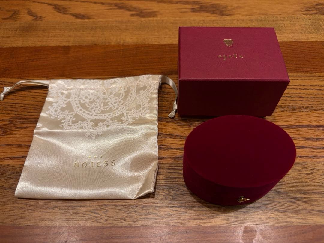 agete パール スタッドピアス