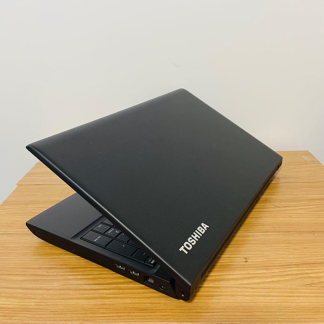 東芝ブラックノートパソコン 大容量750ギガオフィスDVD