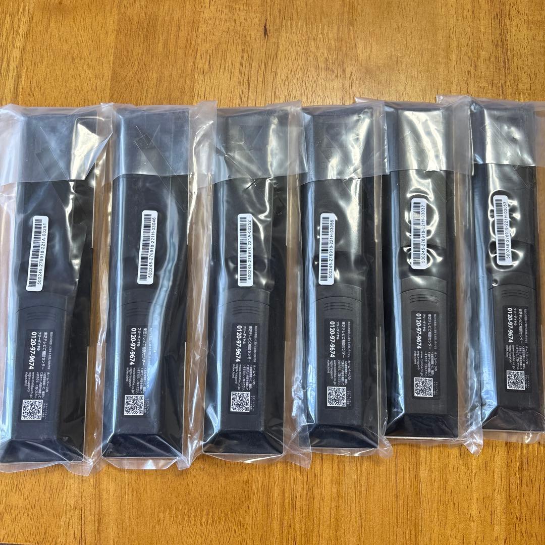 新品、未使用品　TOSHIBA テレビ用リモコン CT-90493 6個セット