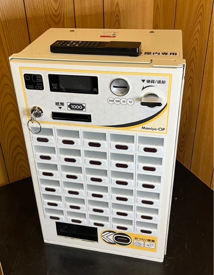 マミヤオーピー 卓上券売機 VMT-120 新紙幣、新500円硬化対応 30口座