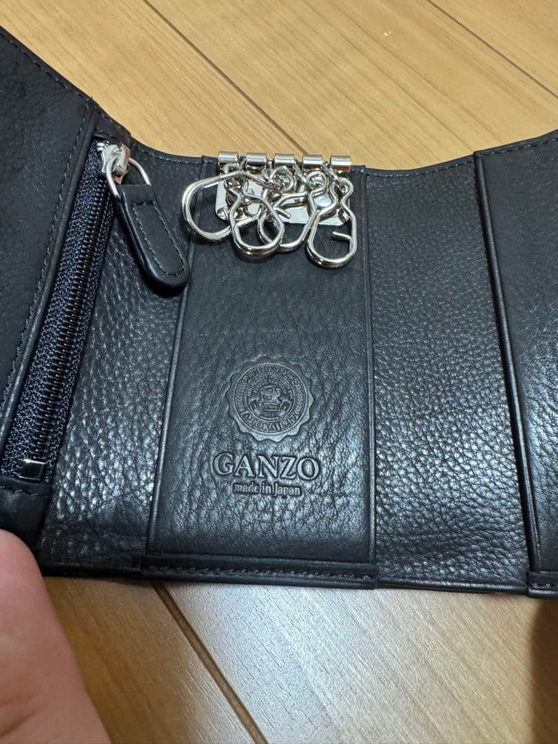 【美品】GANZO レザー キーケース 黒