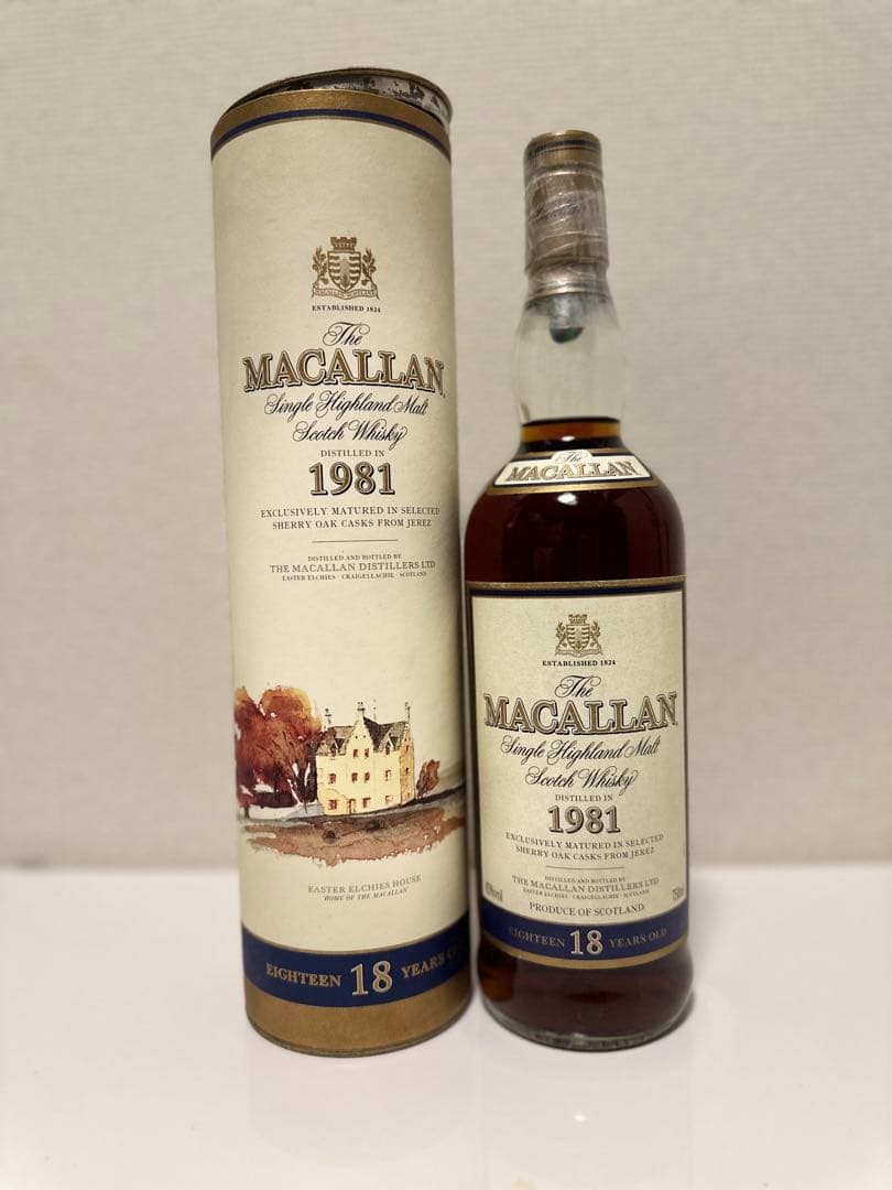 The Macallan 1981 18年 スコッチウイスキー