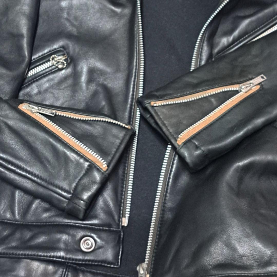 定価8.4万　キムタク着　ヒステリックグラマー　ラムレザー　レザーパーカー　Ｍ