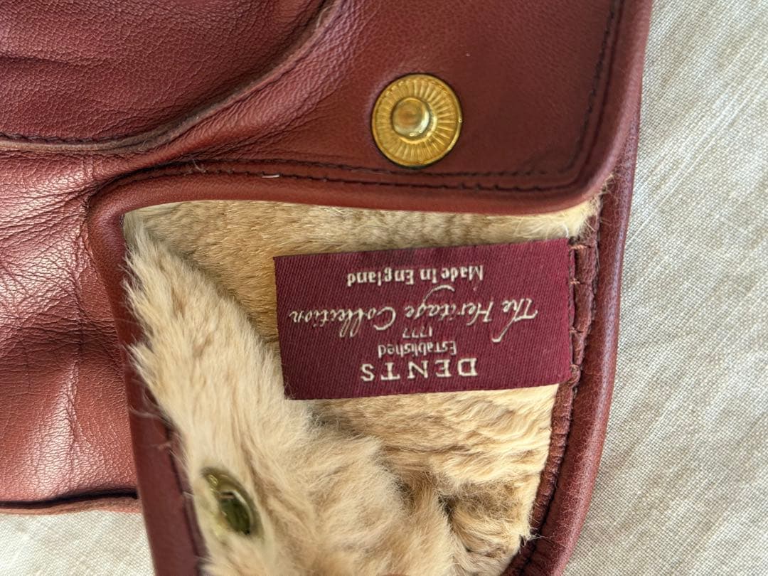 デンツ ディアスキングローブ ラビットファーライニング