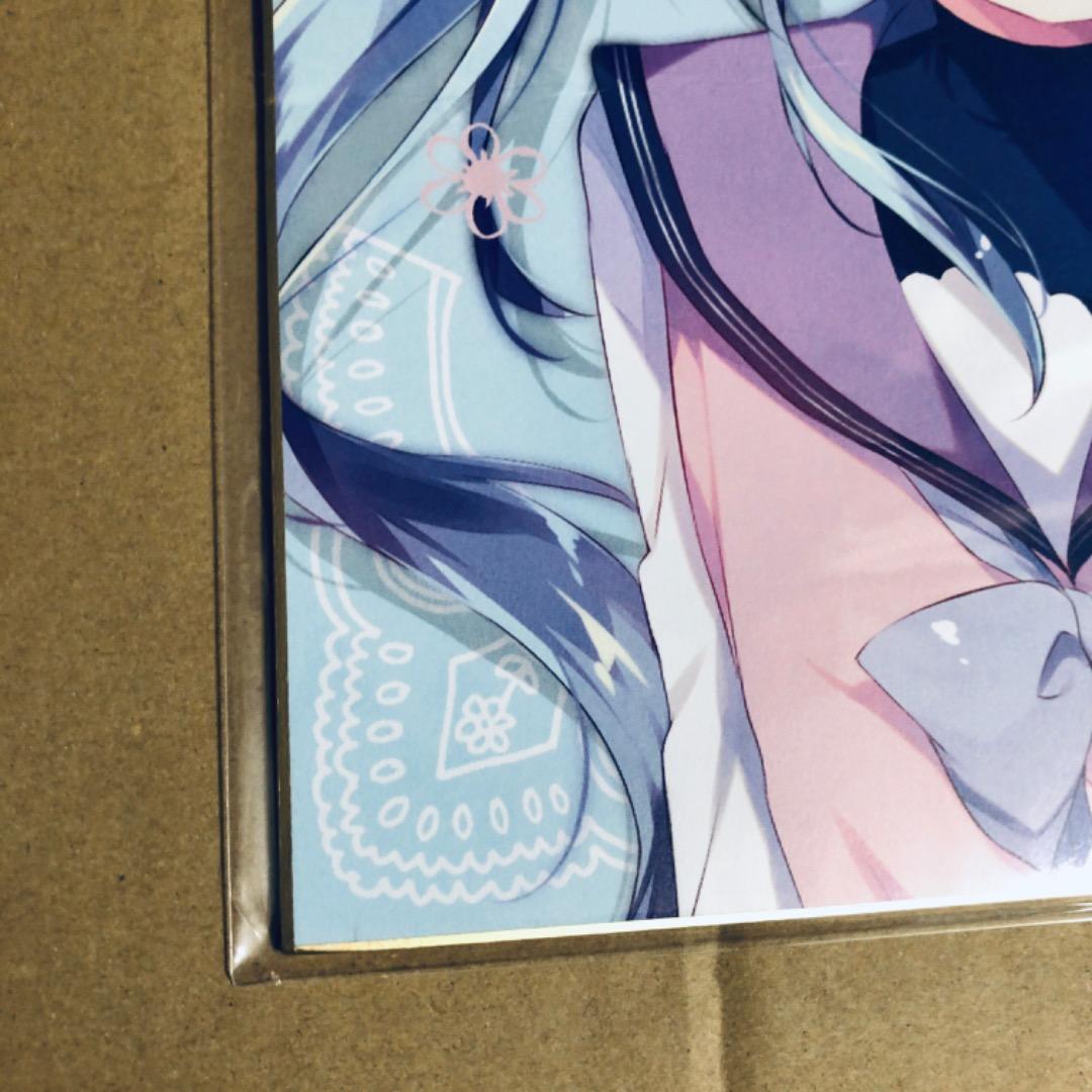 サイン入り 複製色紙 しらたま たまトーク2018 しらたまこ ふわりちゃん