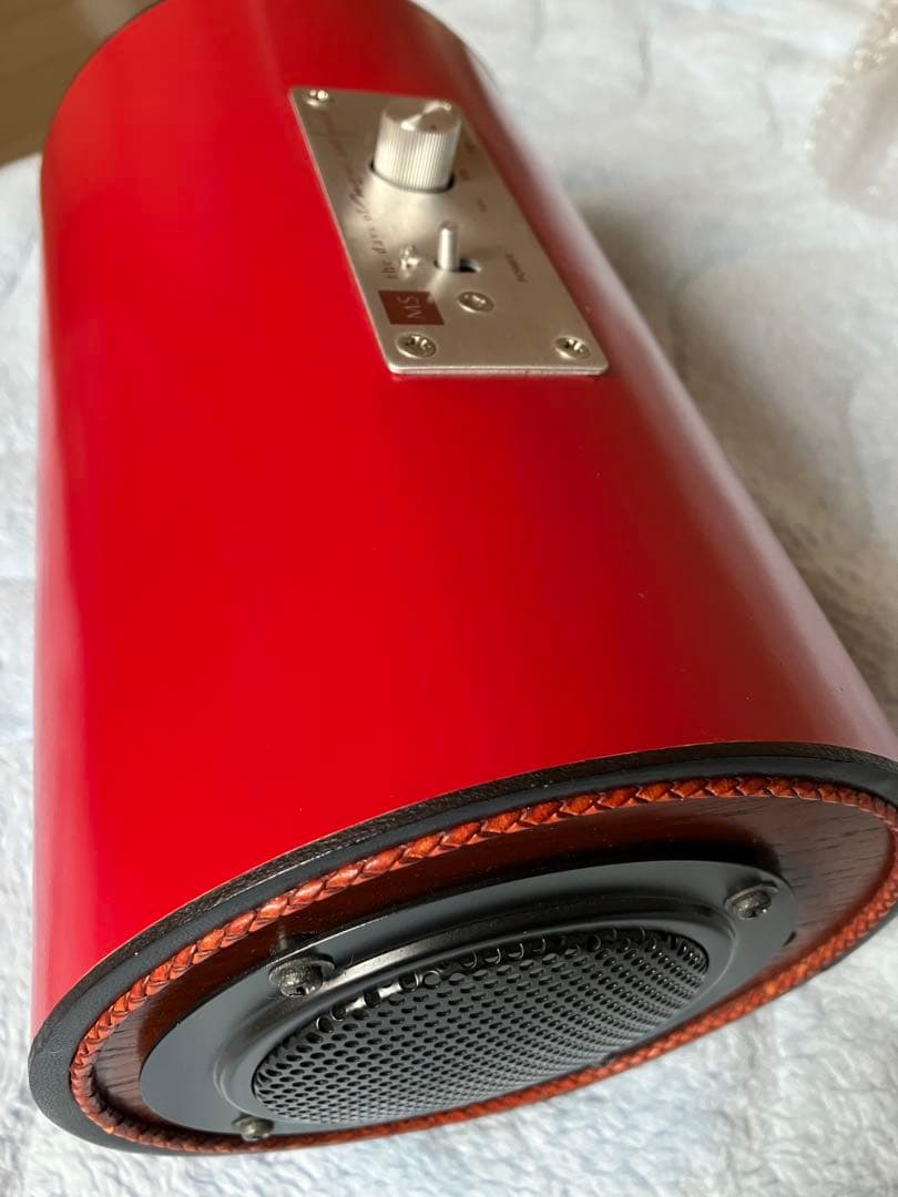 波動スピーカー シュエット レッド　MS-ch307　 アンプ内蔵型スピーカー