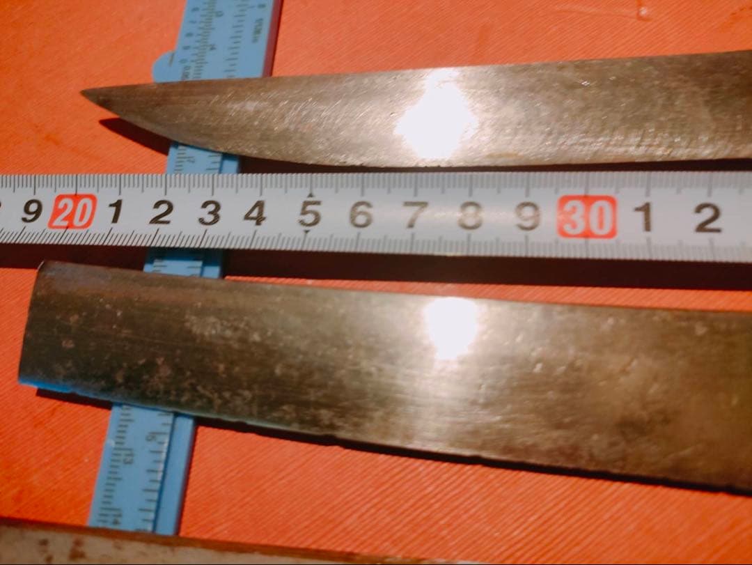 残欠刀 合法サイズに切断済 三品 アウトドア 工作用 研ぎの練習