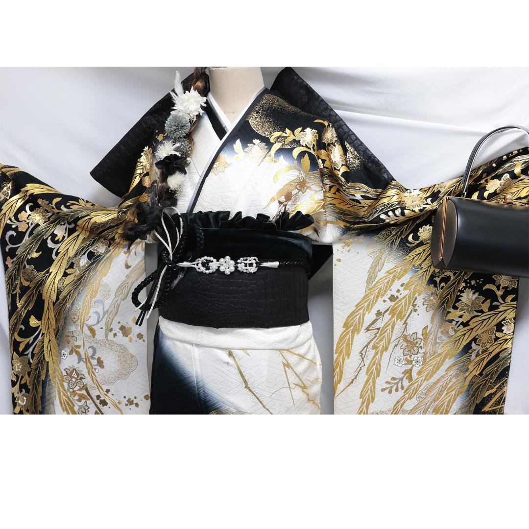 成人式直前SALE！極上在庫1点のみ◆ 振袖セット 166cmフルセット34Gb