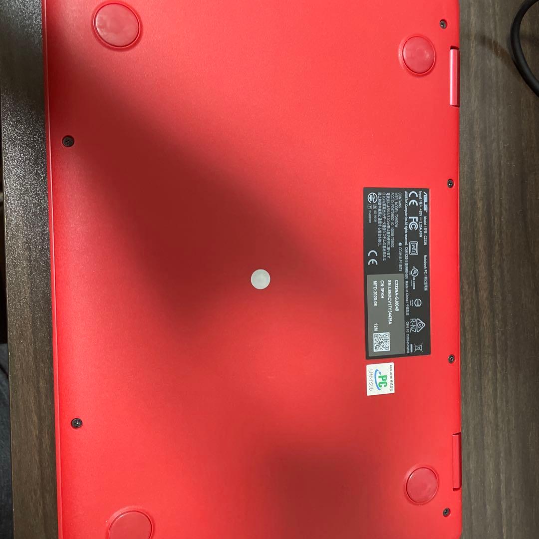 ASUS Chromebook 本体 レッド