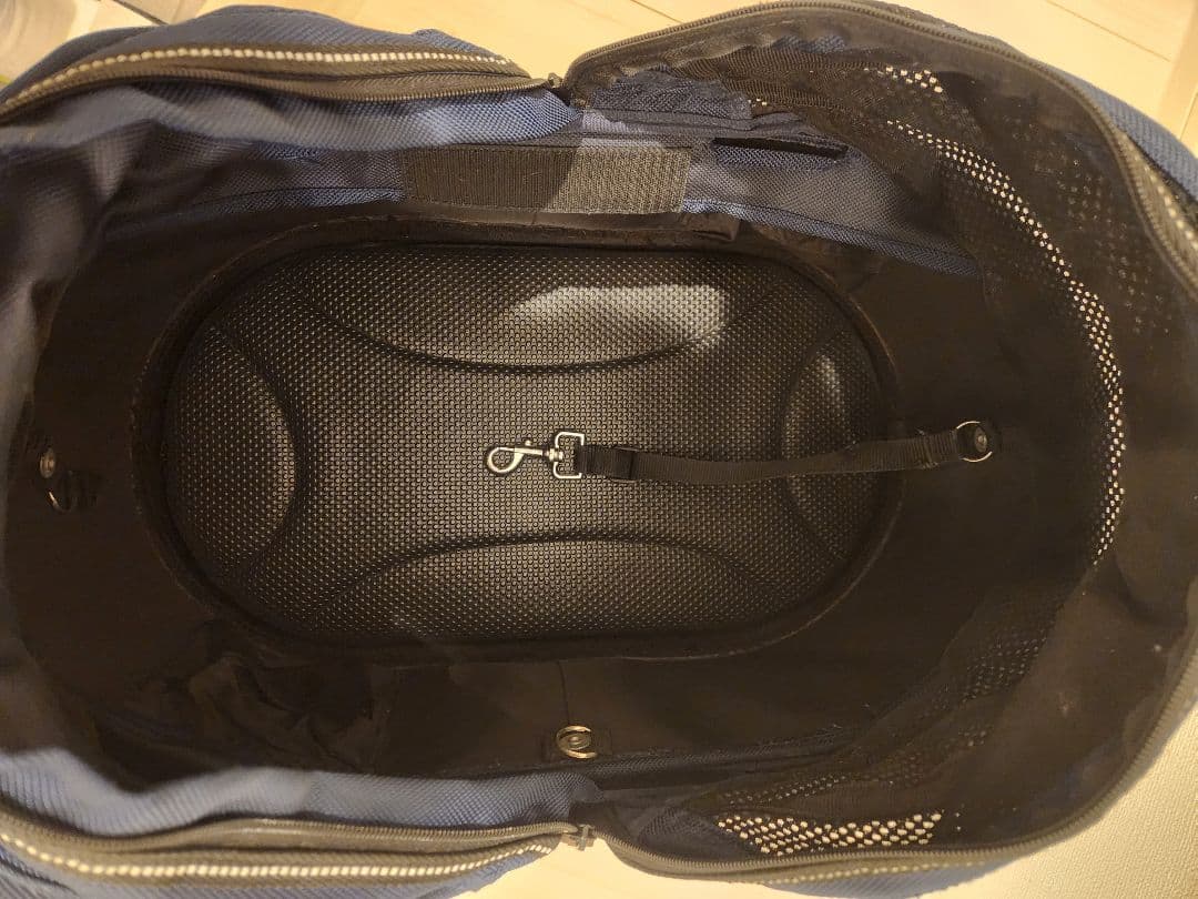 ネイビー メッシュキャリーバッグ 小型犬用