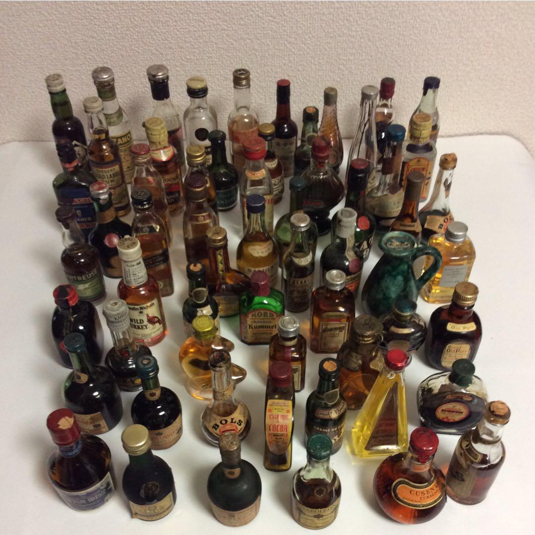 チョー❗️レアな‼️ミニチュア洋酒59本‼️