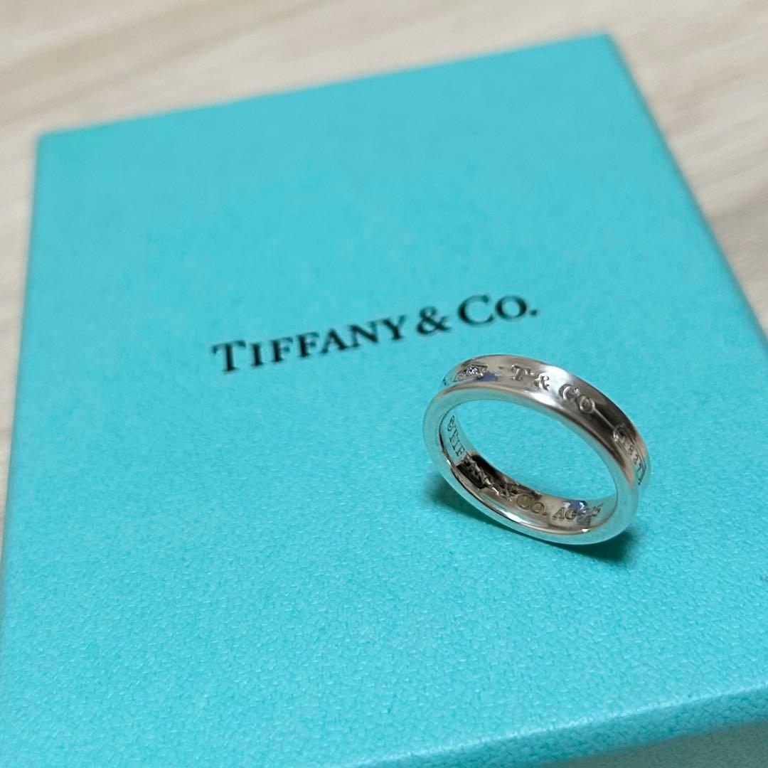 【TIFFANY&CO.】ナローリング シルバー 8号