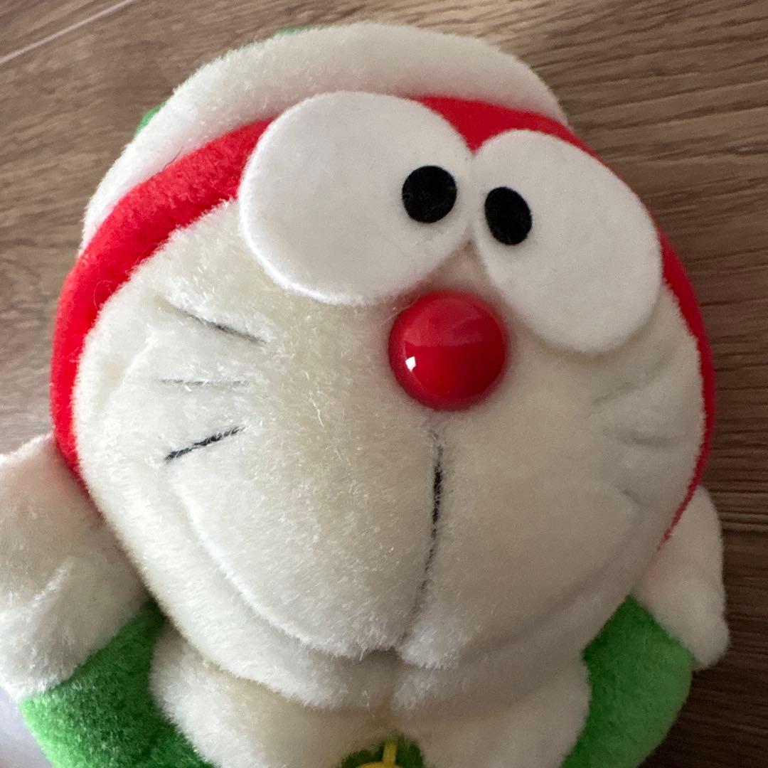 ドラえもん サンタ ブルブル ぬいぐるみ 赤 ミニドラ 新品未使用 難アリ