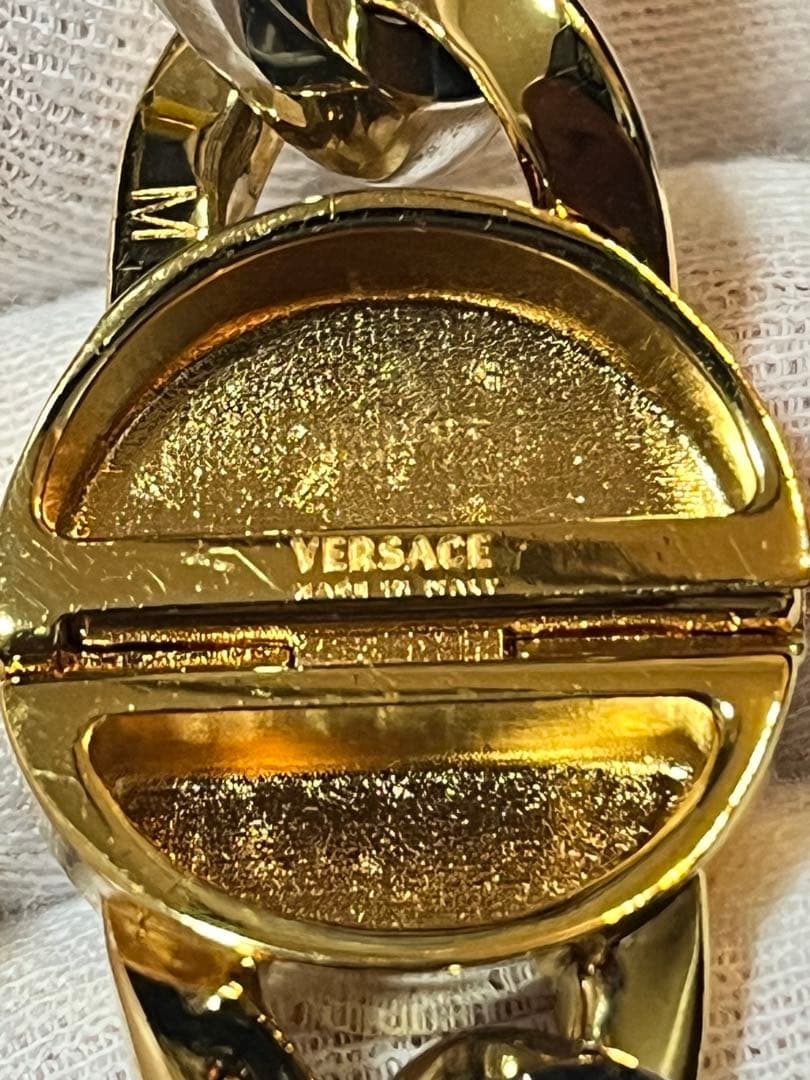 VERSACE ゴールド シルバー　チェーンブレスレット