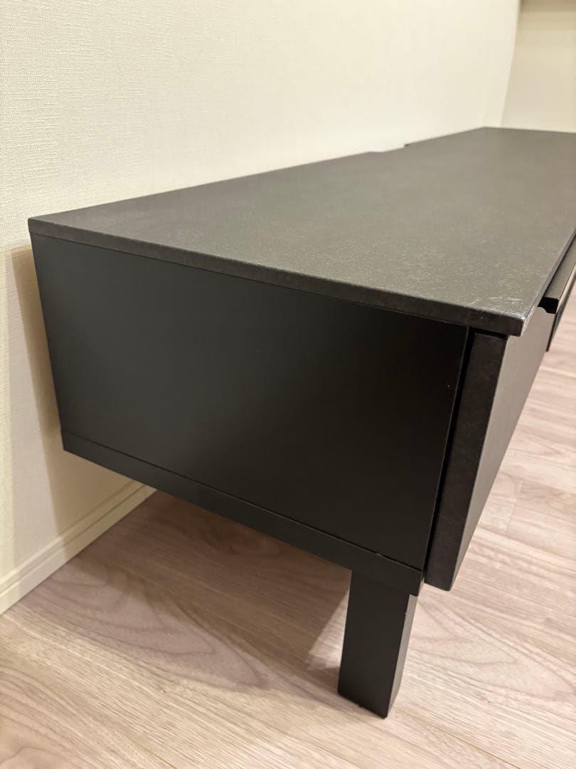 最終セール1/11まで／美品 テレビボード 幅180／ブラック／24年3月購入