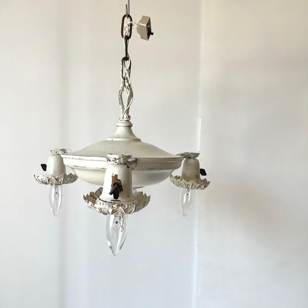 【アンティーク】1910sー20s シャンデリア BRYANT照明 ペンダント