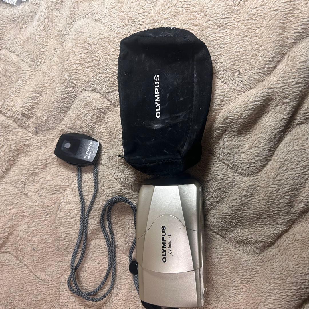 OLYMPUS μ[mju:]-II コンパクトフィルムカメラ　動作未確認