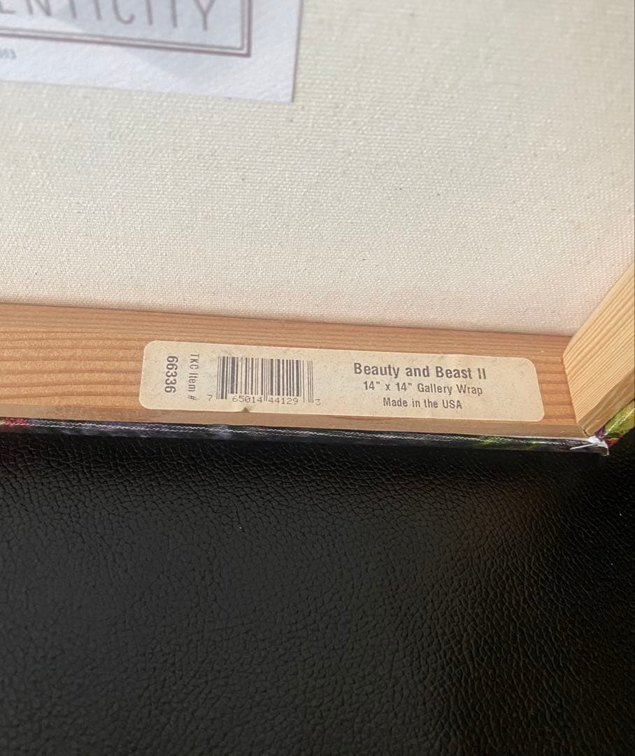 ディズニー　美女と野獣　カルフォルニア　ウォールアート　絵画