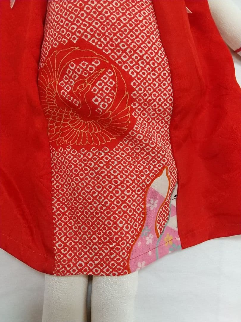 文化人形 シルク 着物 抱き人形