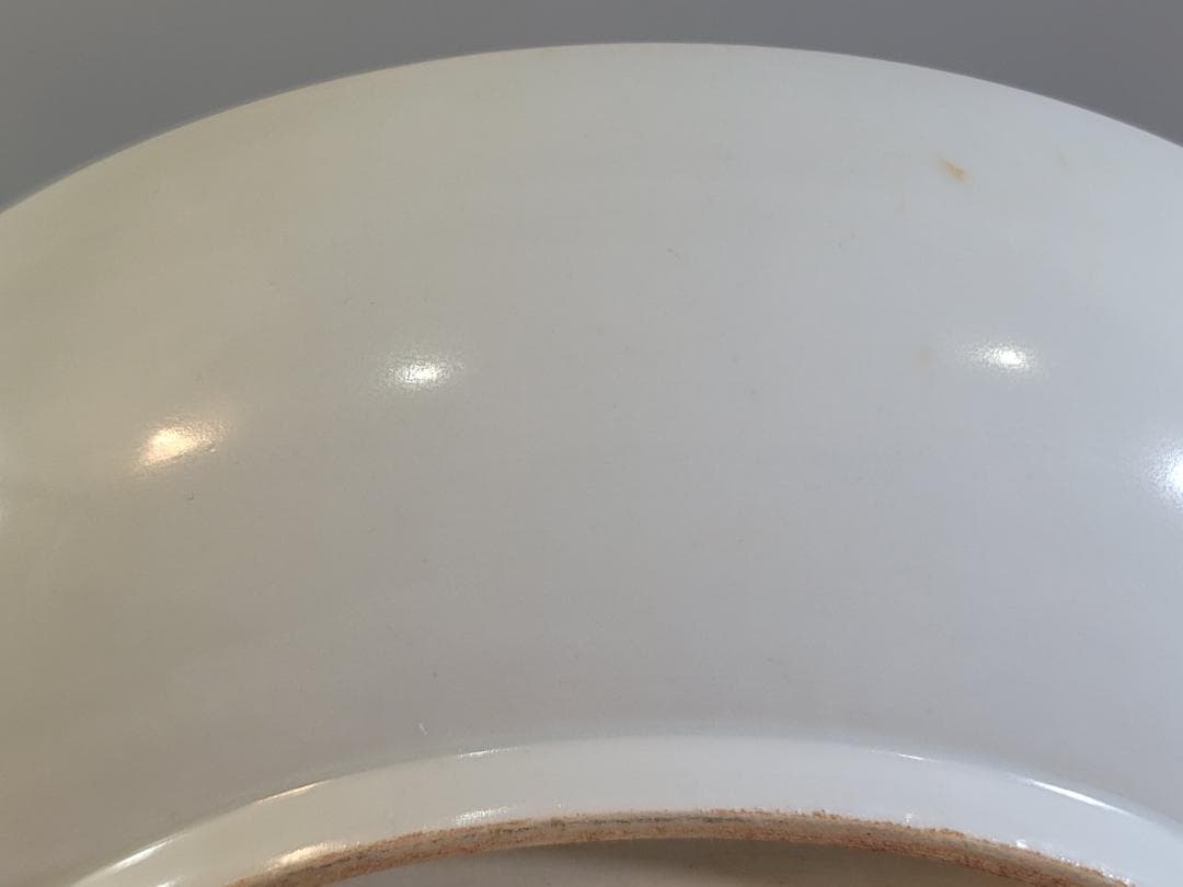 中国 白磁 鳳凰紋 皿