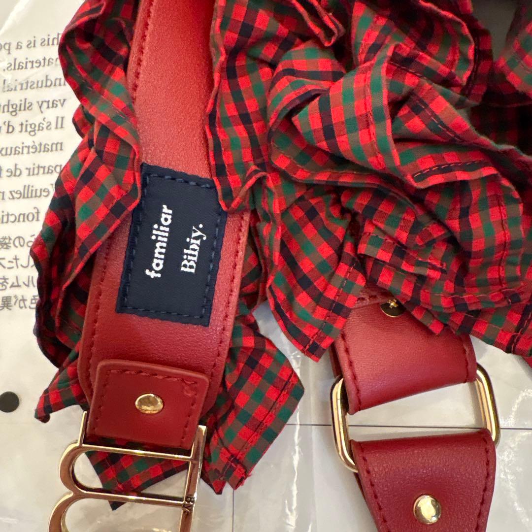 Bibiy× familiar フリルストラップ