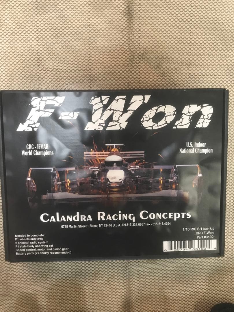 F-Won RCカーキット Calandra Racing Concepts