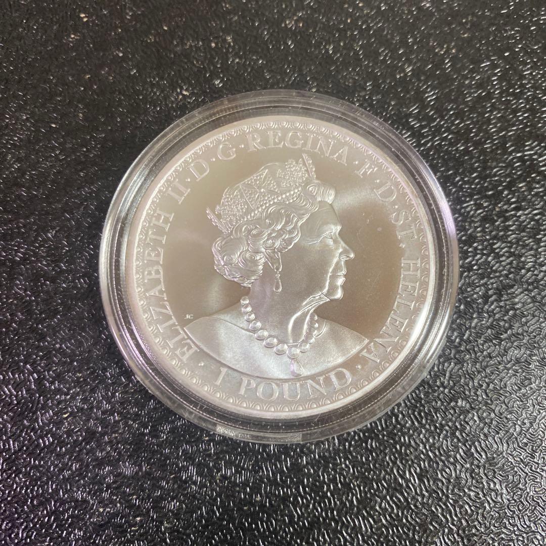 銀貨　99.9% 純銀　シルバー　ウナ　ライオン　銀貨　ブリタニア　セントヘレナ