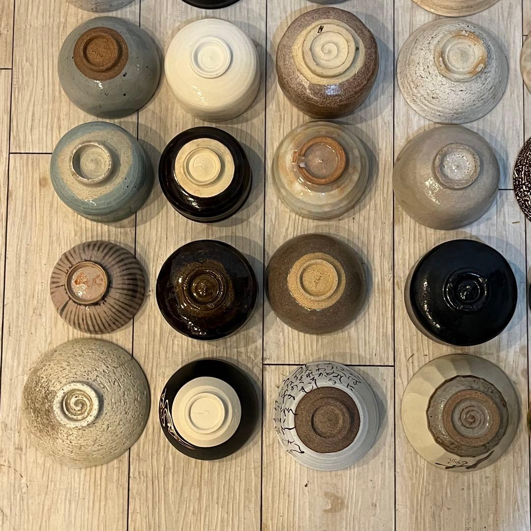 ぞ*う様 茶碗 抹茶碗 数茶碗 まとめて 36点 茶道具 箱無し 陶器 いろいろ