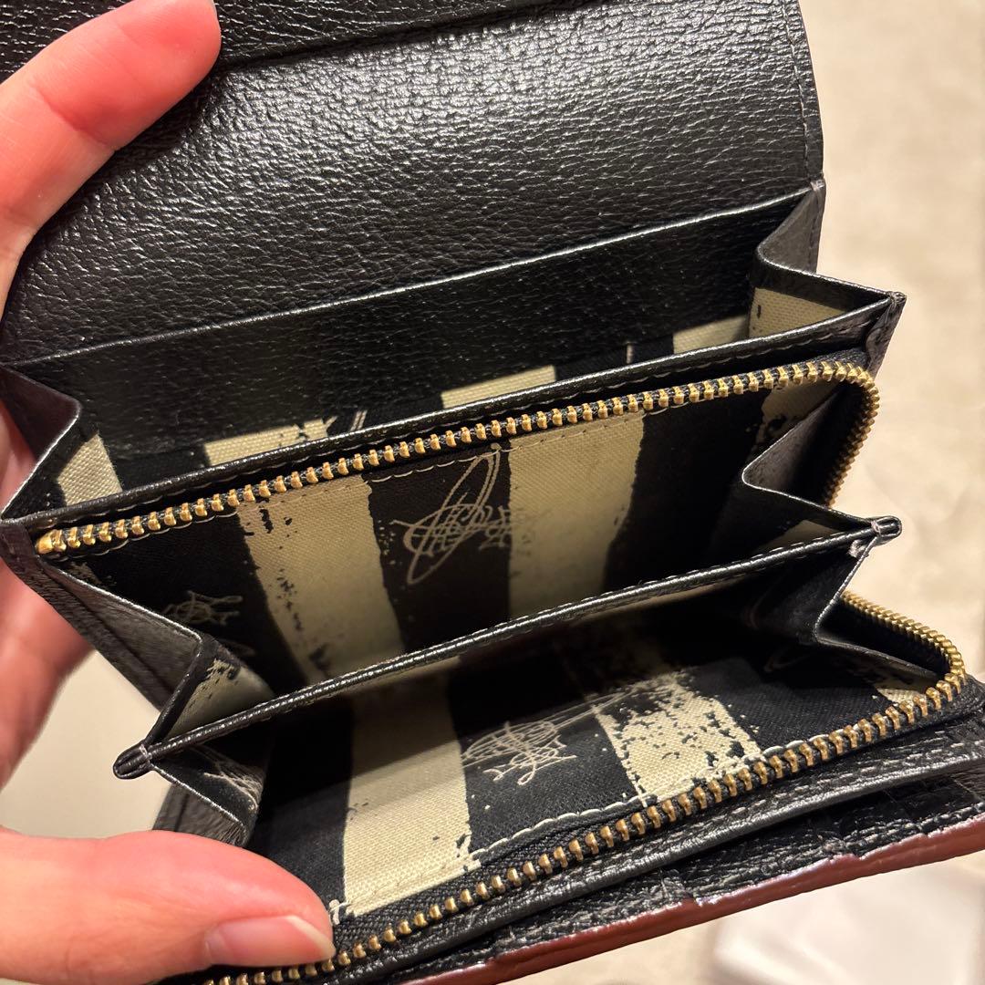 Vivienne Westwood ブラック二つ折り財布