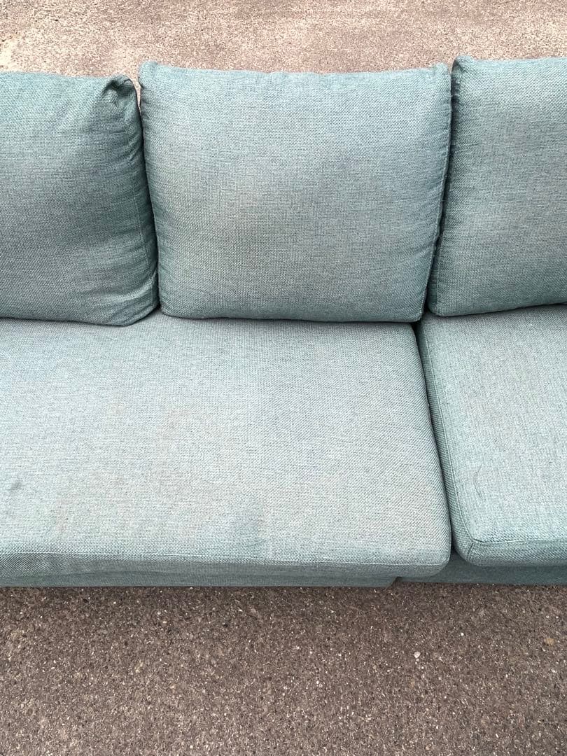 ３人掛けソファ　オットマン付き