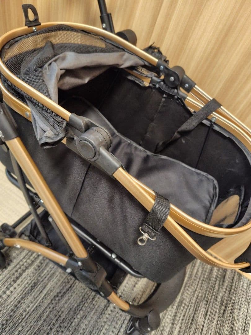 【訳あり】ペットカート 分離型 猫 犬 バギー 小型犬 多頭 軽量 コンパクト