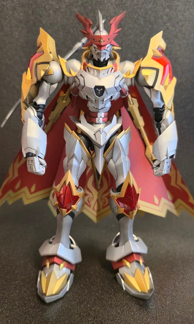 デジモンプラモデル デュークモン 塗装完成品