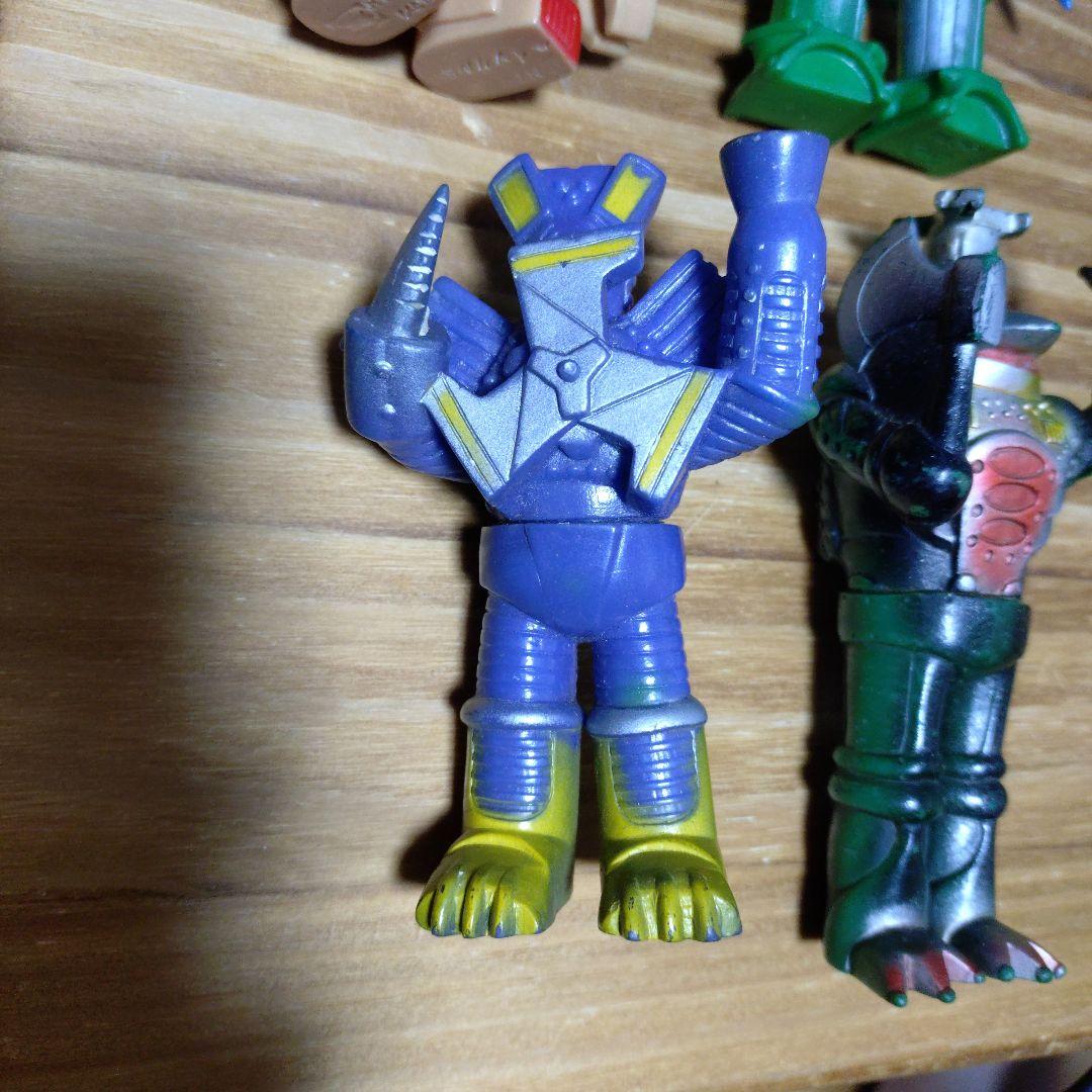 敵ロボソフビ4個セット　マッハバロンより　ブルマァク