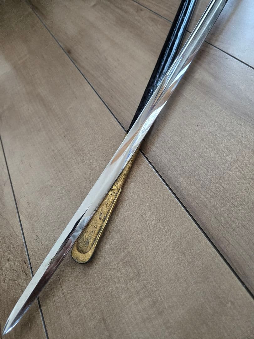 実物　日本海軍　士官用儀礼長剣(模造刀身)　刀緒付き