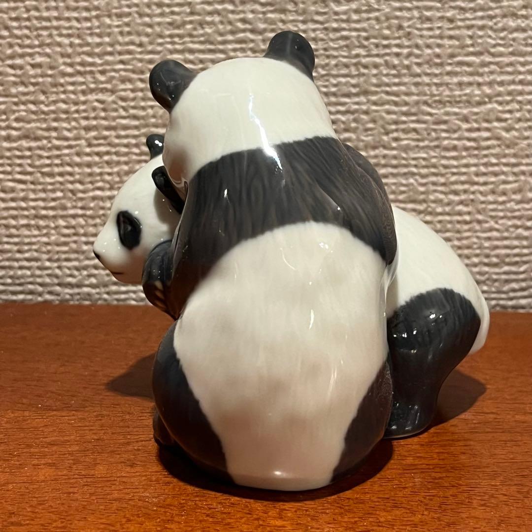 美品　双子　パンダ　ロイヤルコペンハーゲン　フィギュリン　人形　陶器　置物