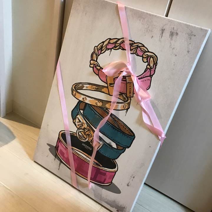 エルメス キャンバスアート